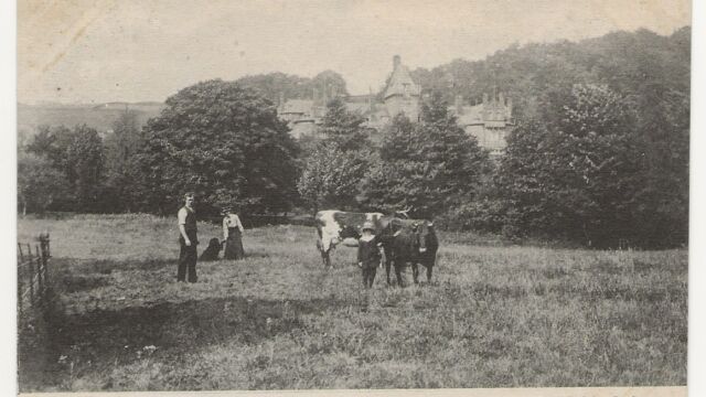 Grand Hotel Baslow from the Meadow