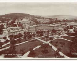 Buxton from the Slopes Valentine 1949