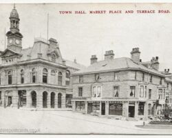 Buxton – Town Hall, Market Place, and Terrace Rd.