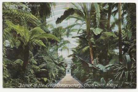 Interior of the Great Conservatory Chatsworth House