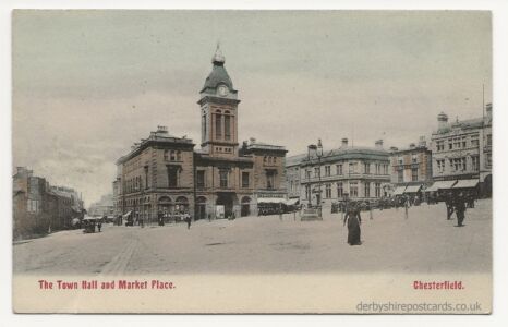 Chesterfield Town Hall and Market Place
